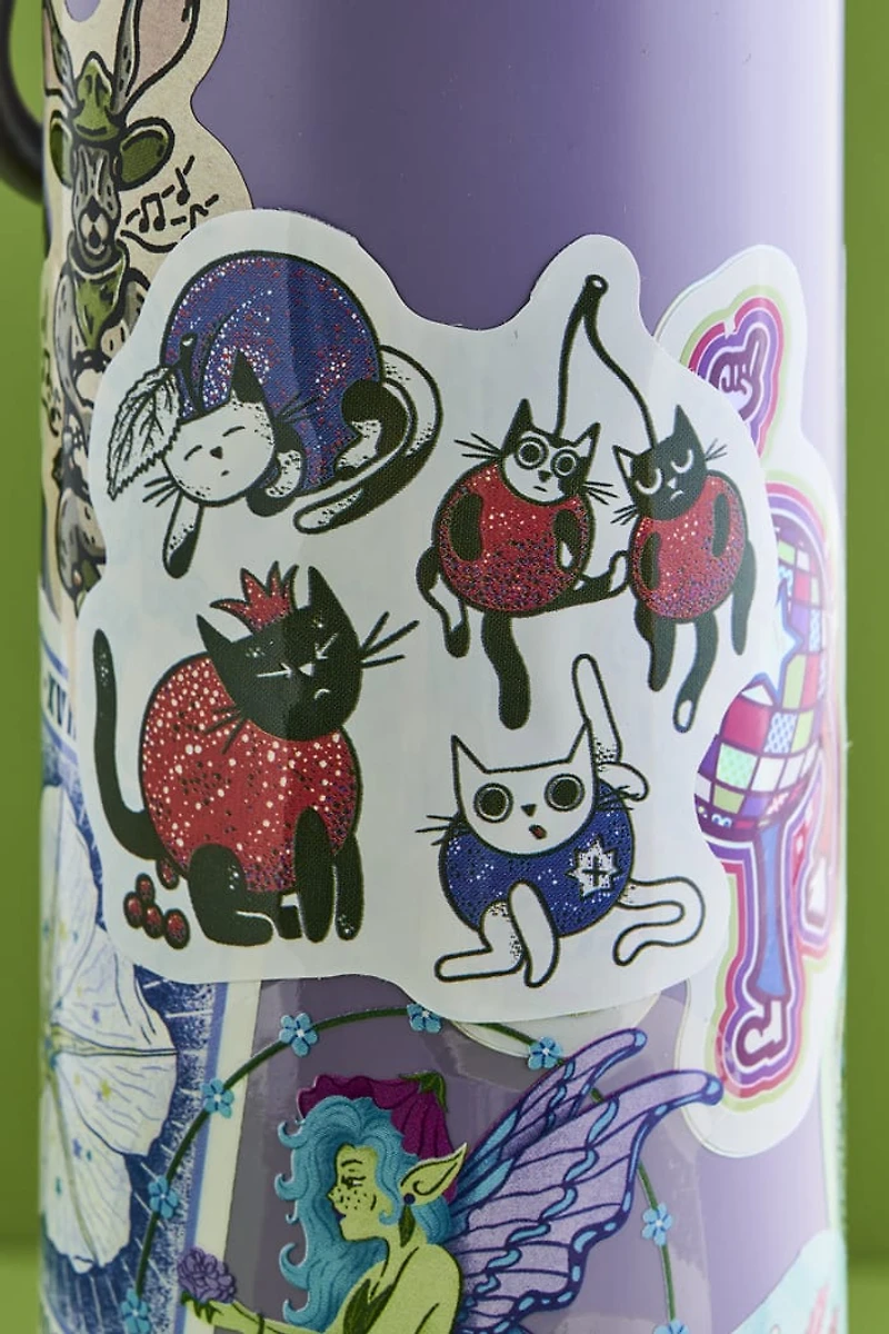 Buy EBX Fruit Cats Sticker Online at Earthbound Trading