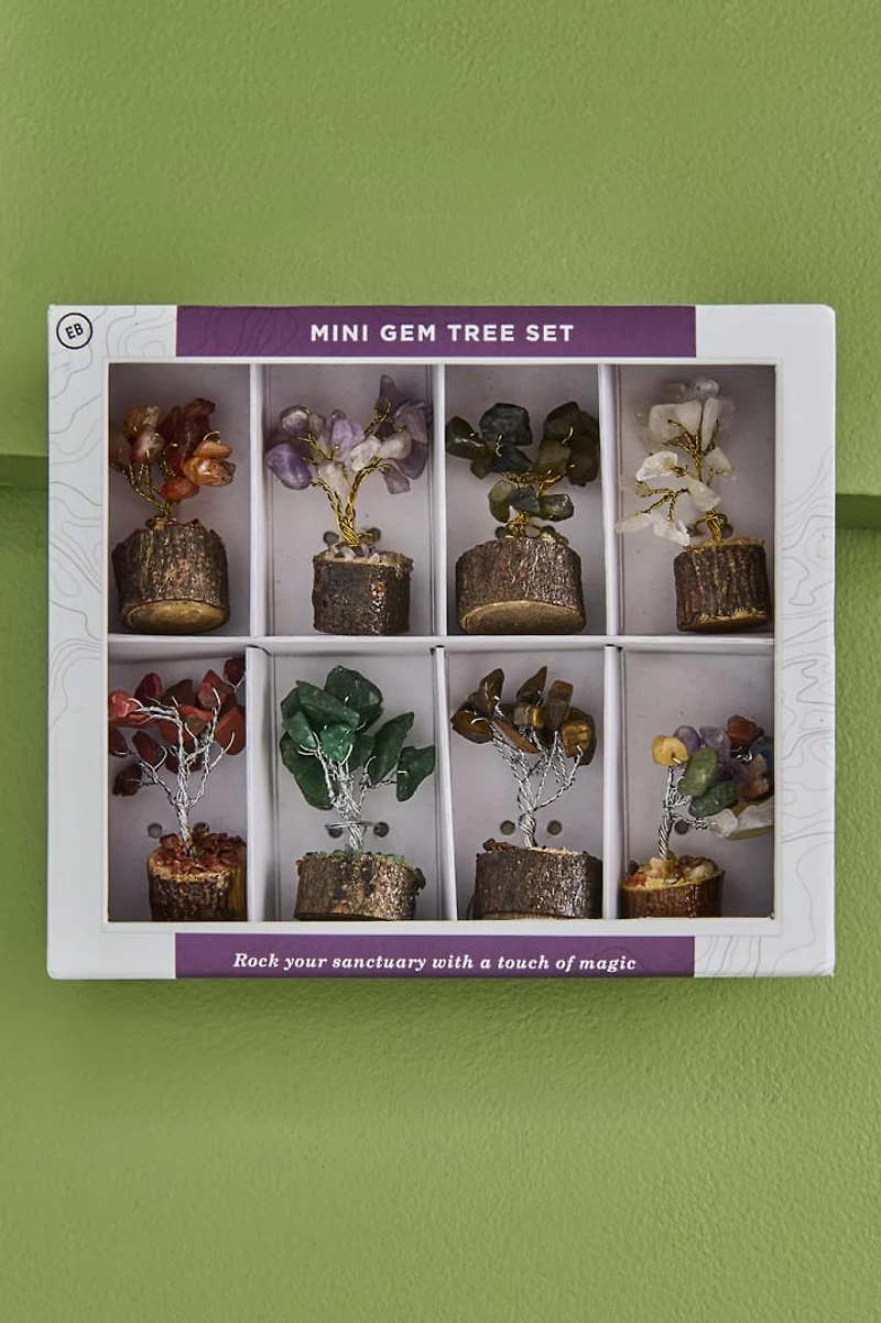 Buy Mutli Stone Mini Gem Tree Set Online at Earthbound Trading