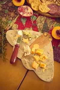 Moon Phase Moth Marble Serving Board