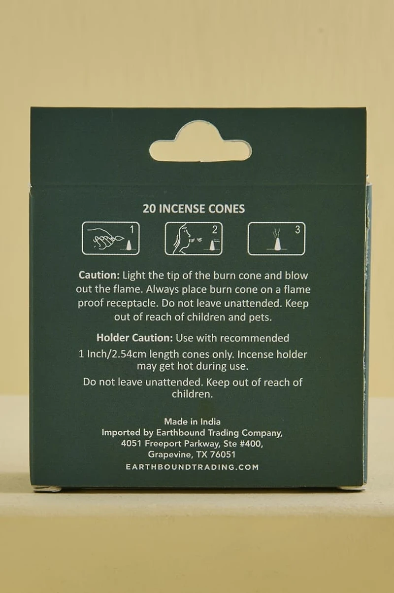 Ocean Incense Cone and Burner Set