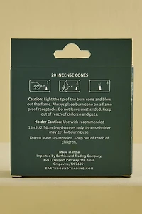 Ocean Incense Cone and Burner Set