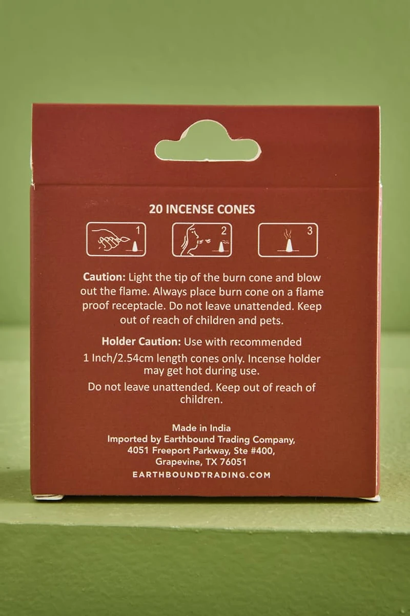 Golden Fig Incense Cone and Burner Set