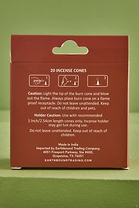 Golden Fig Incense Cone and Burner Set