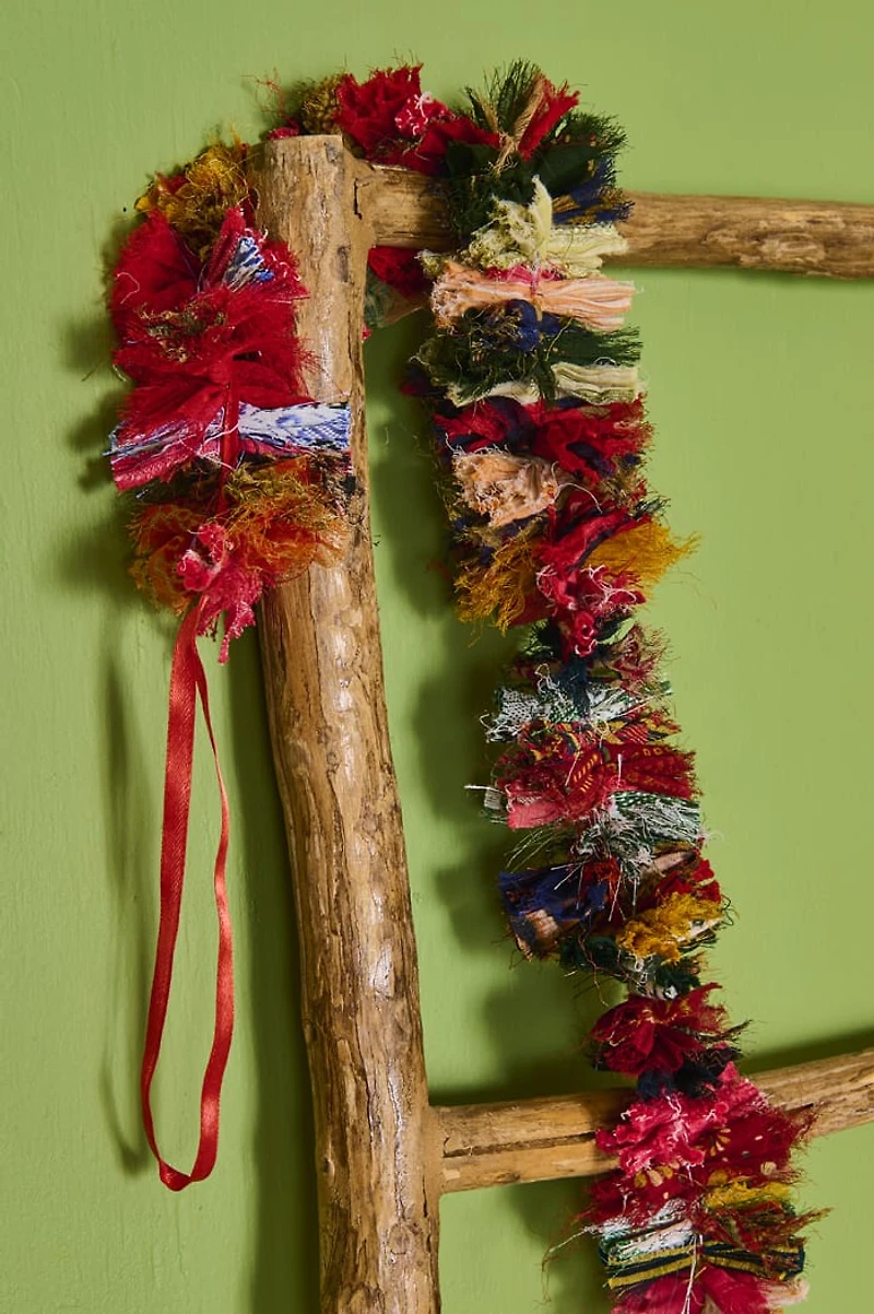 Upcycled Fabric Garland