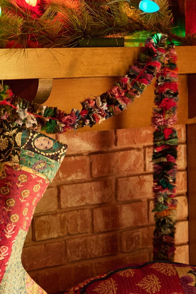 Upcycled Fabric Garland
