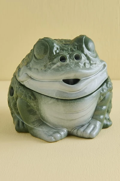 Green Frog Incense Burner