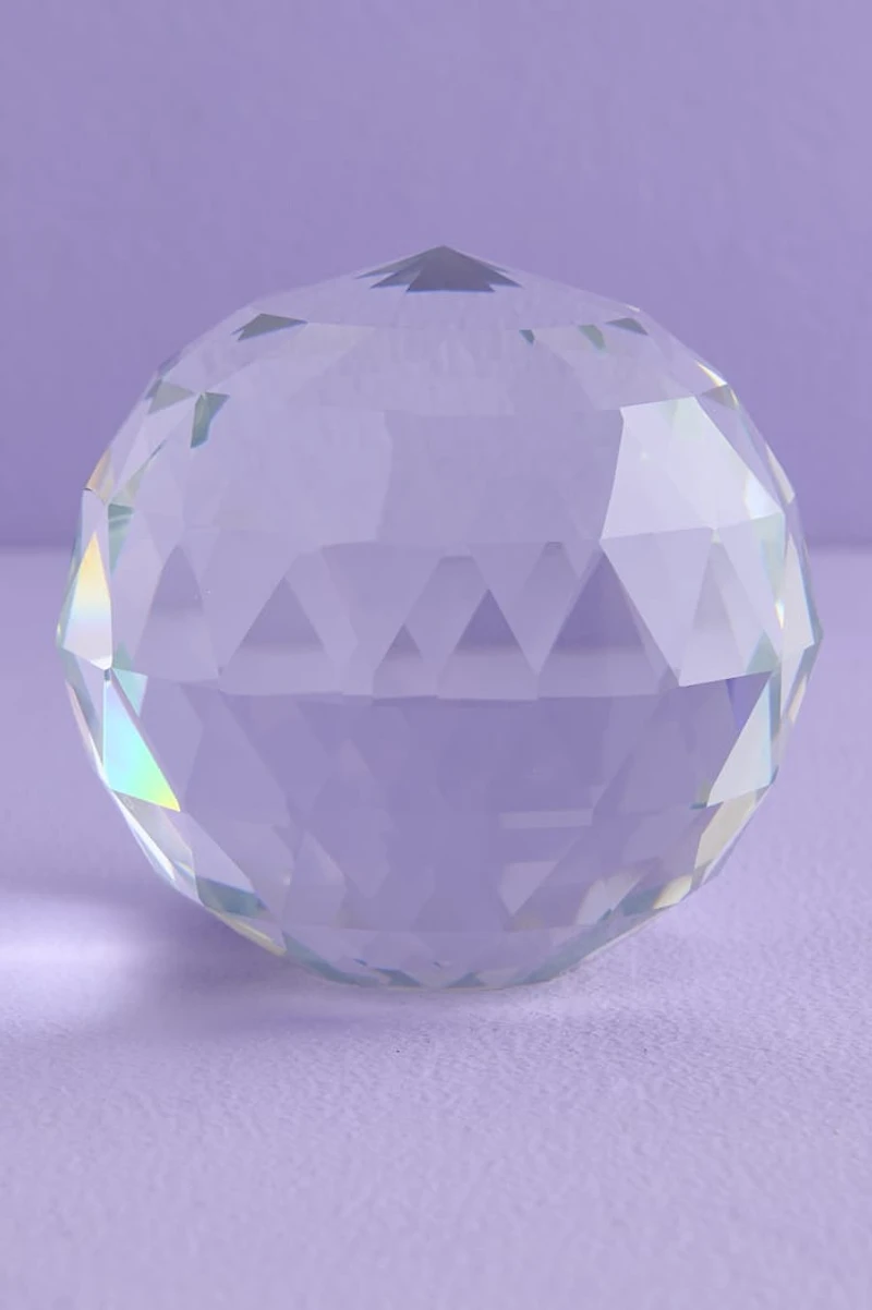 Crystal Ball Suncatcher with Stand
