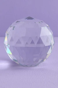 Crystal Ball Suncatcher with Stand