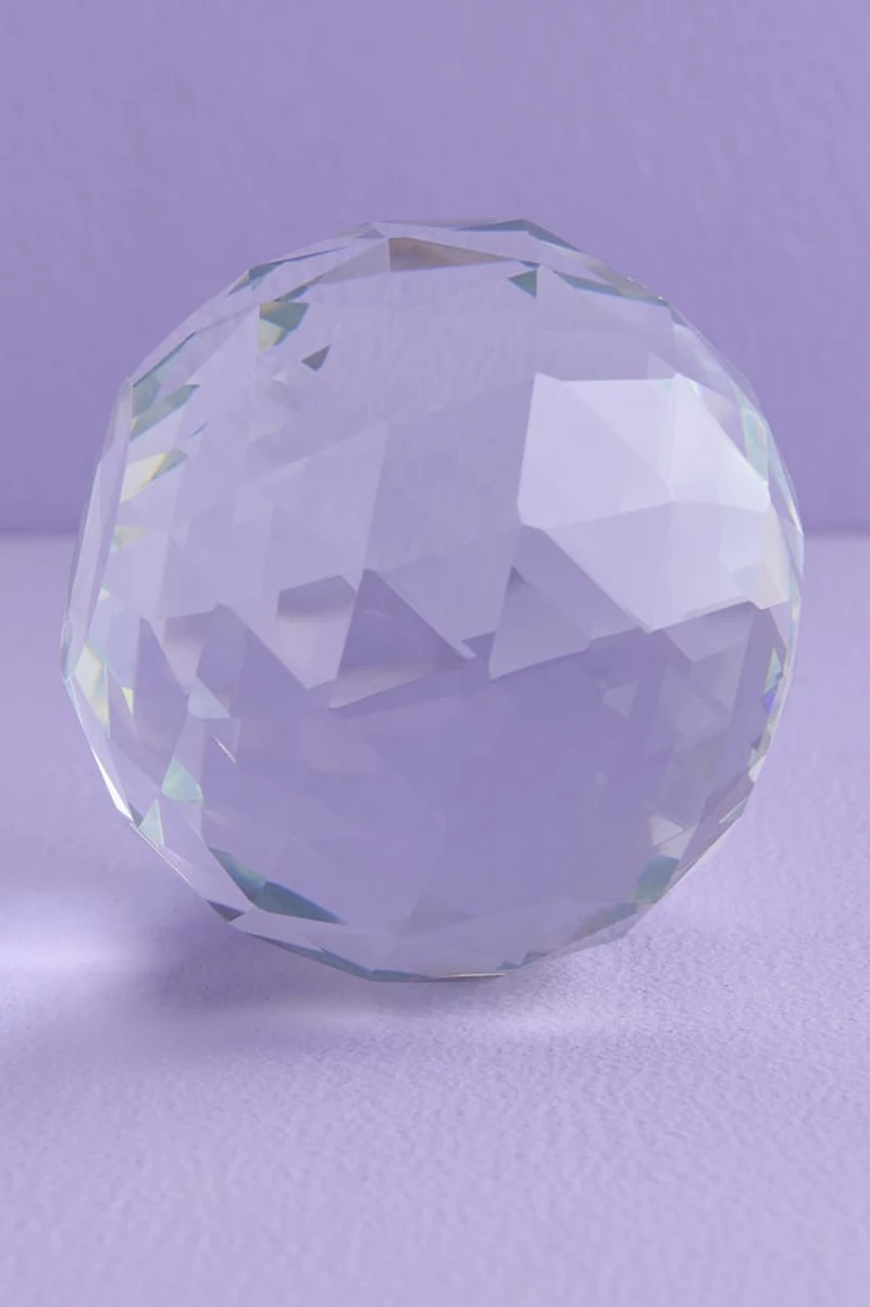 Crystal Ball Suncatcher with Stand