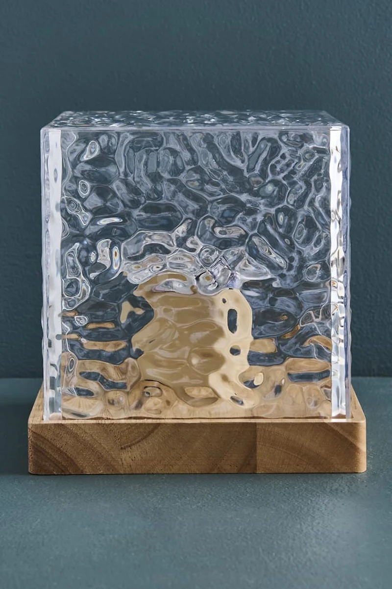 LED Water Pattern Cube USB Light