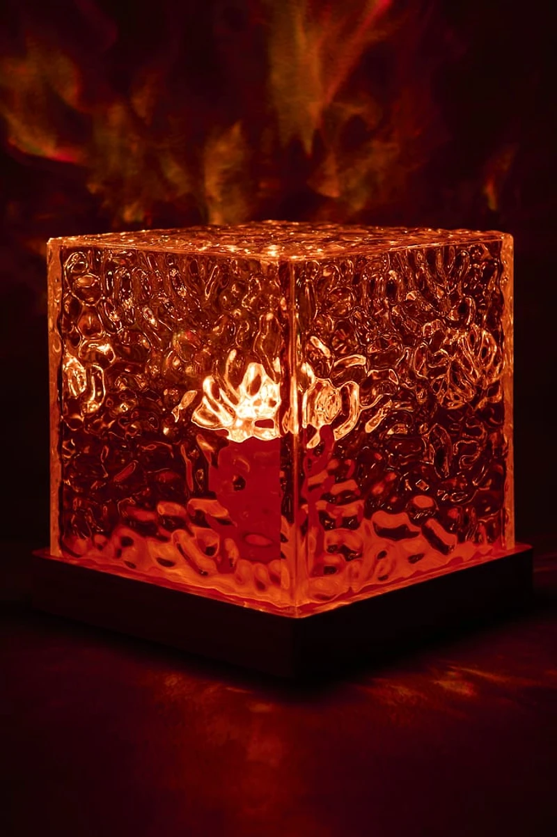 LED Water Pattern Cube USB Light