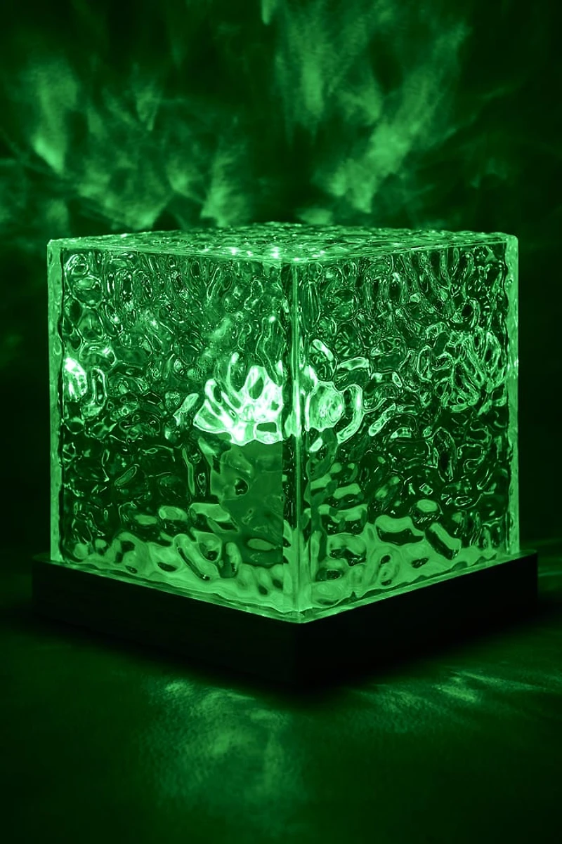 LED Water Pattern Cube USB Light