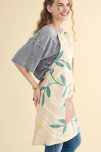 Mystic Moon Moth Kitchen Apron