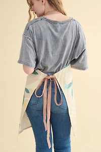 Mystic Moon Moth Kitchen Apron