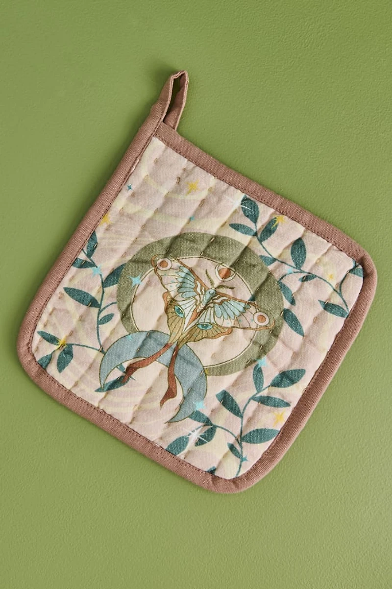 Mystic Moon Moth Potholder