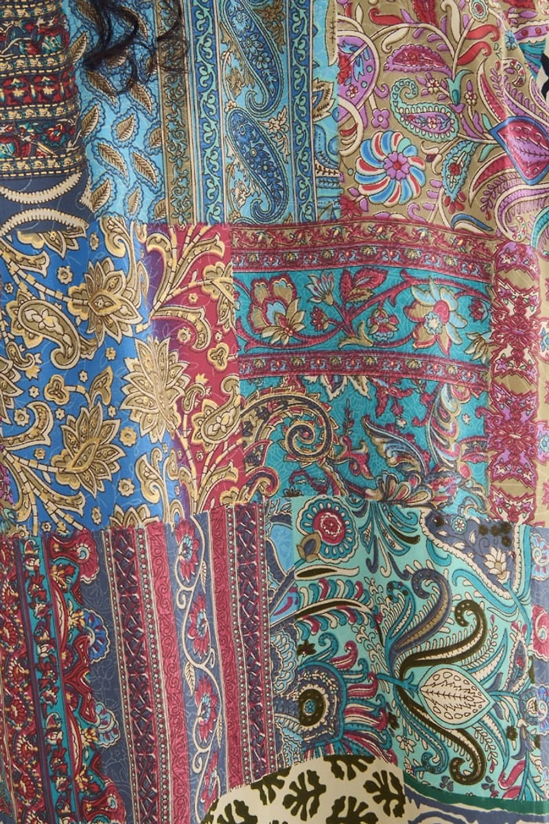 Buy Patchwork Sari Reversible Bomber Jacket Online at Earthbound Trading