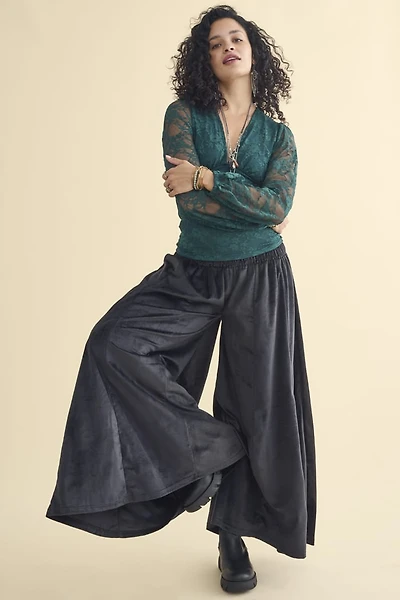 Black Velvet Barcelona Pants