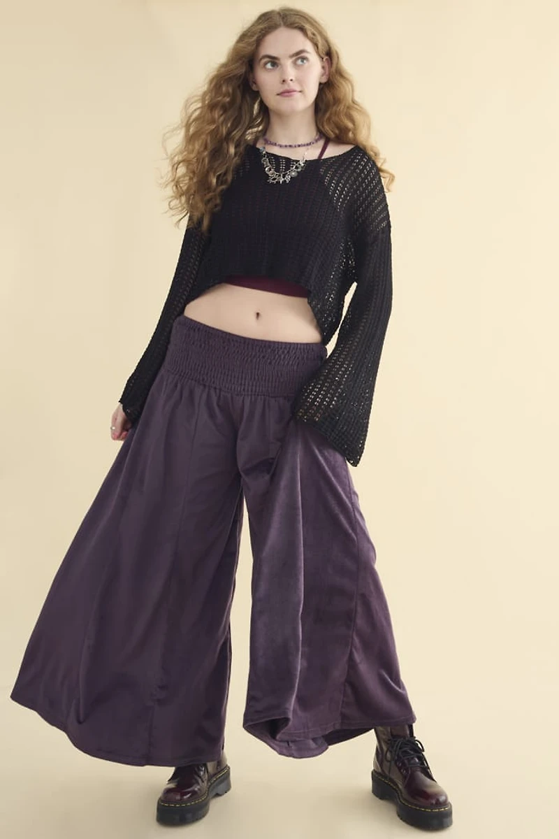 Plum Velvet Barcelona Pants