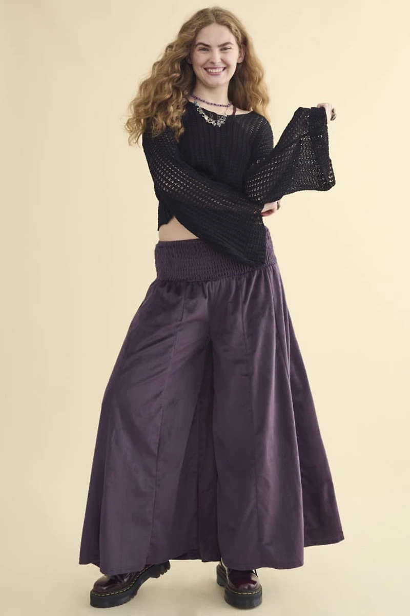Plum Velvet Barcelona Pants