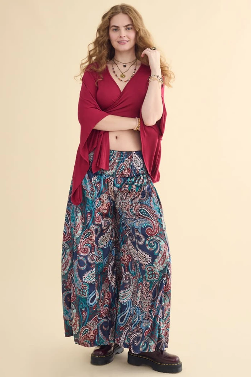 Paisley Velvet Barcelona Pants