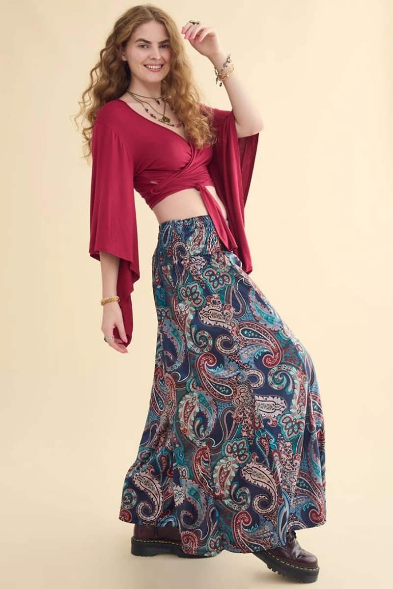 Paisley Velvet Barcelona Pants