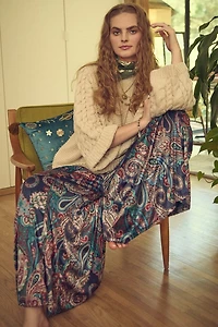 Paisley Velvet Barcelona Pants