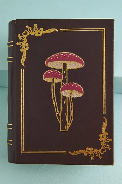 Antique Mushroom Book Leather Journal
