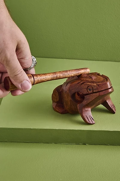 Buy Croaking Frog Wooden Instrument Online at Earthbound Trading