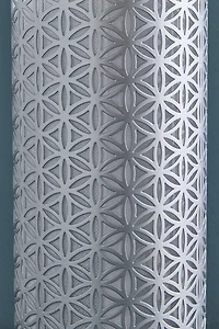 Silver Flower of Life Electric Oil Burner and Touch Lamp