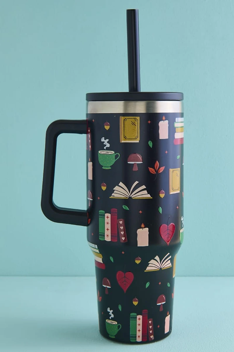 Book Lover 40oz Stainless Steel Tumbler