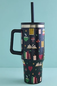 Book Lover 40oz Stainless Steel Tumbler