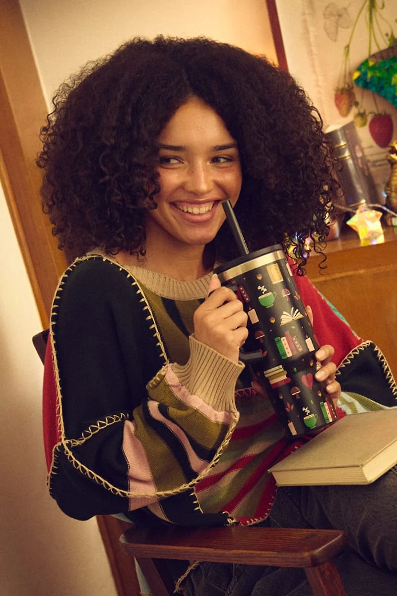 Book Lover 40oz Stainless Steel Tumbler