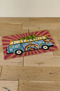 Buy Hippie Van Retro Doormat Online at Earthbound Trading