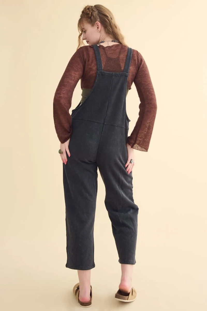 Buy Acid Grey Softie Fleece Sweatshirt Overalls Online at Earthbound Trading