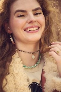 Buy Amazonite Mini Gemstone Chip Necklace Online at Earthbound Trading