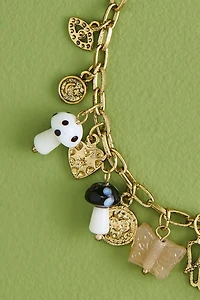 Trippy Mushroom Charm Bracelet