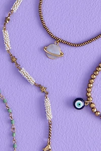 Cosmic Protection Evil Eye Beaded Bracelet Set