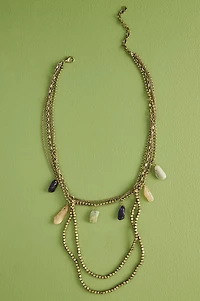 Buy Amethyst Mini Stone Charm Layered Necklace Online at Earthbound Trading