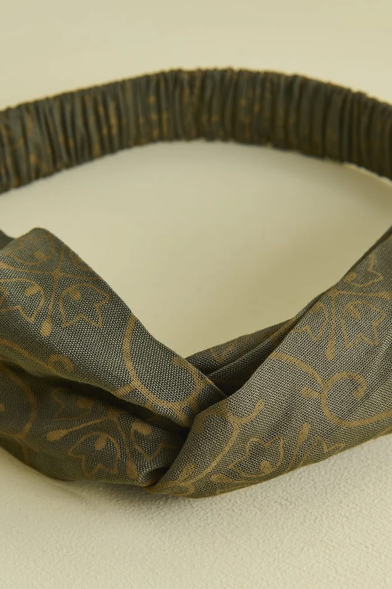 Forest Green Filigree Headband