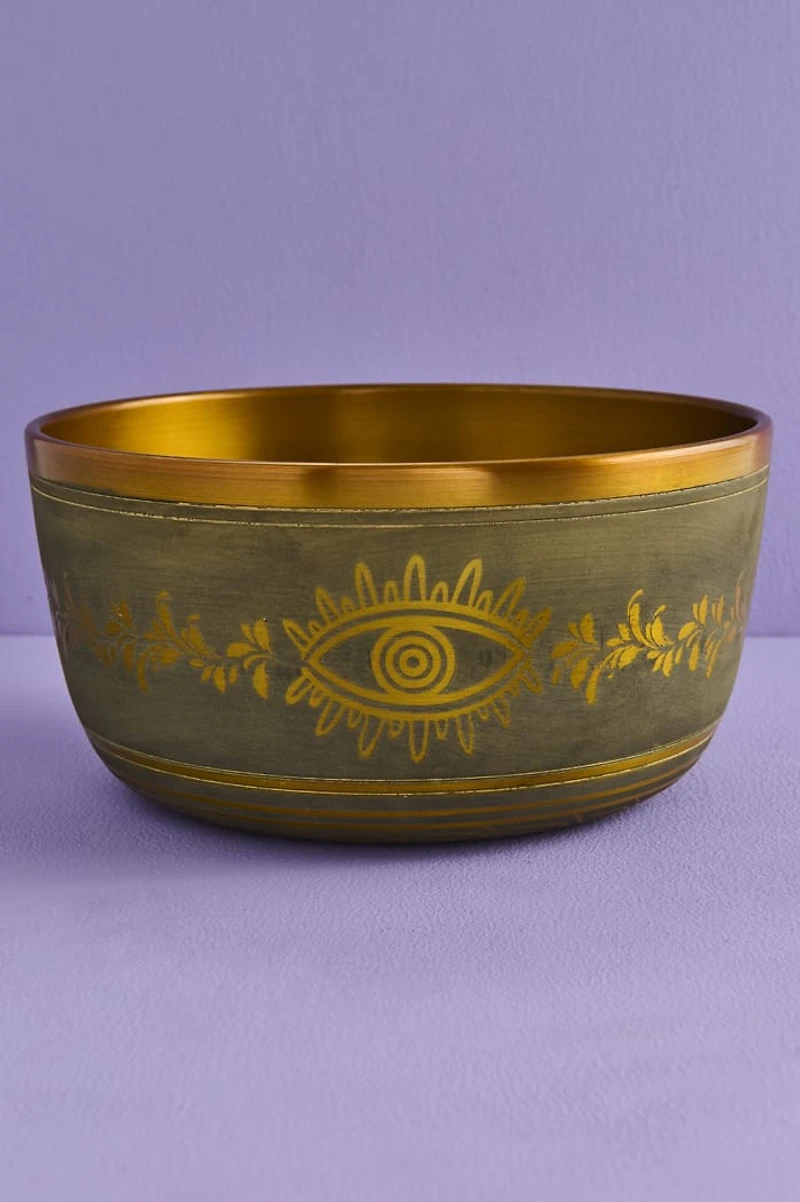Buy Green Mystic Eye Singing Bowl Online at Earthbound Trading