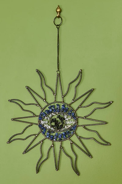 Buy Multi Stone Evil Eye Sun Wall Hanging Online at Earthbound Trading