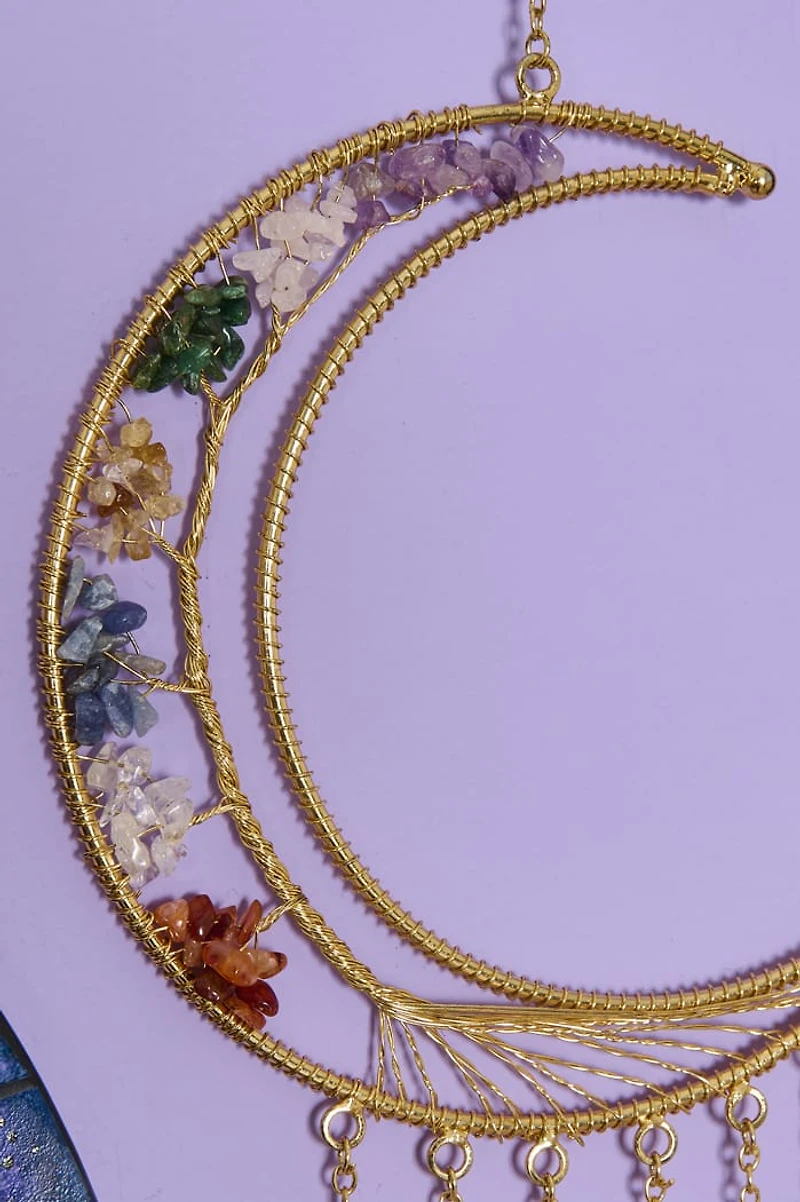 Agate Moon Tree Hanging