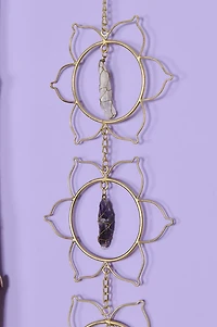 Buy Gold Flower Chakra Crystal Wall Garland Online at Earthbound Trading