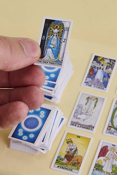 Tiny Universal Waite Tarot Deck Keychain