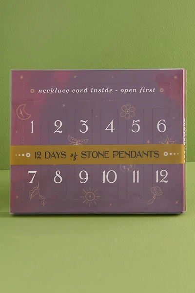 12 Days of Stone Pendants Gift Set