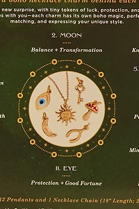 Buy 12 Days of Charm Pendants Gift Set Online at Earthbound Trading