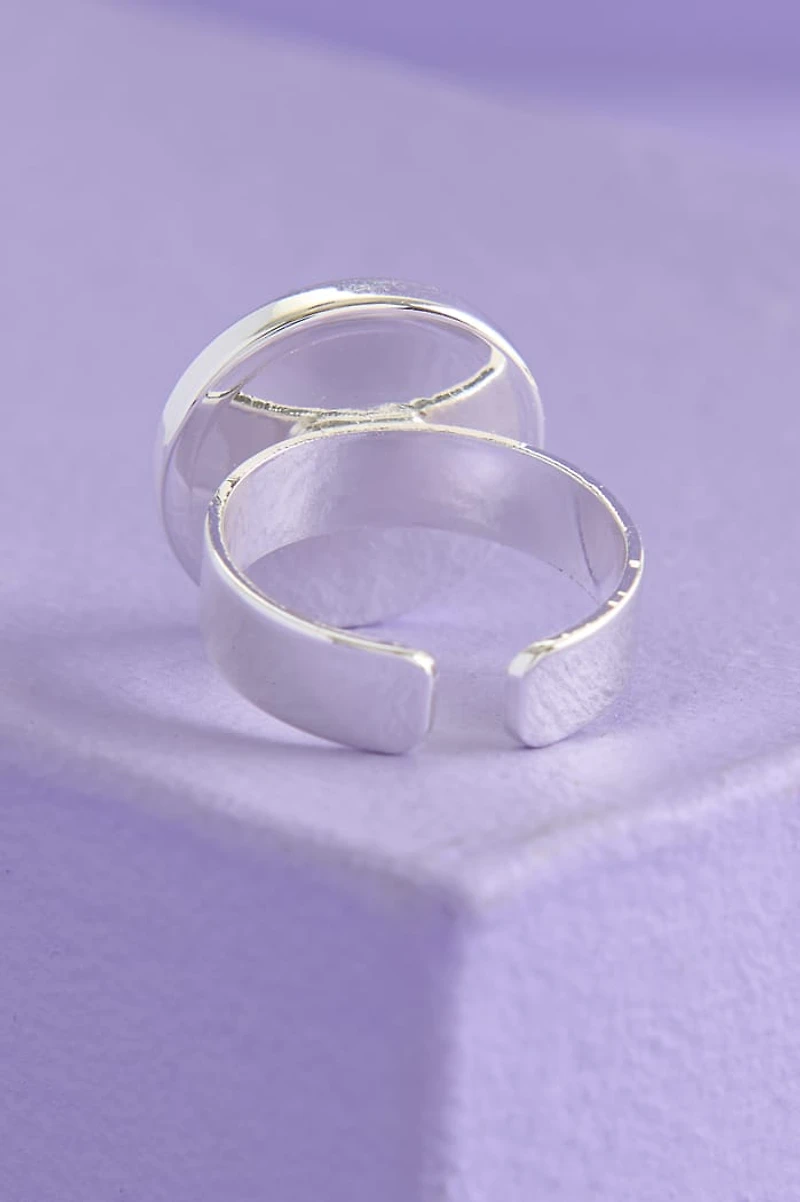 Buy Black Celestial Circle Face Ring Online at Earthbound Trading