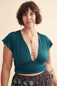 June Bug Cap Sleeve Top