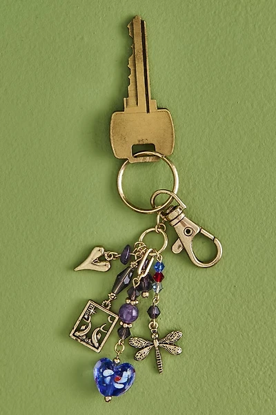 Buy Gold Koi Garden Faux Stone Bag Charm Online at Earthbound Trading