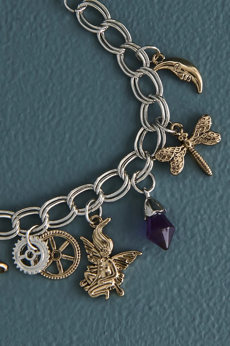 Whimsy Fairy Charm Chain Bracelet
